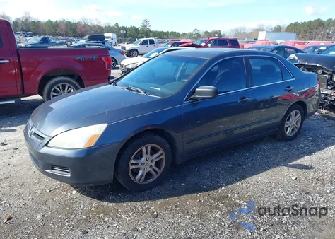 2007 Honda Accord 2.4 Ex из США, поврежденный, VIN 1HGCM56847A204687